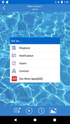 Water Sound Ringtones android App screenshot 6